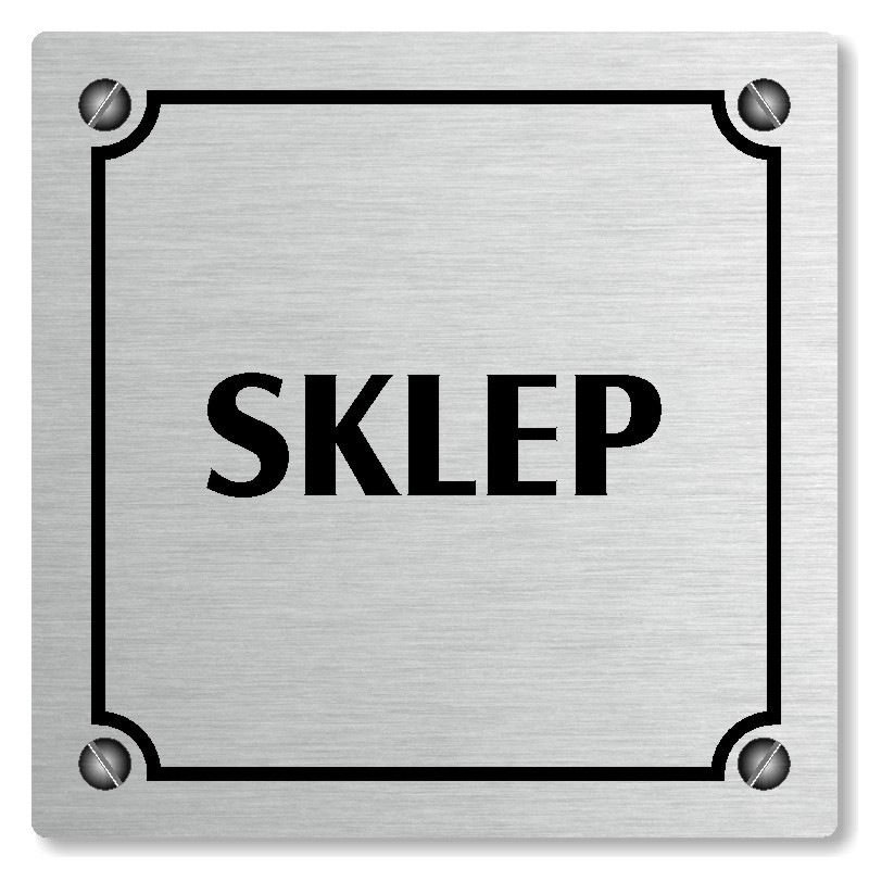 Sklep, 80x80mm, stříbrná, Kansas